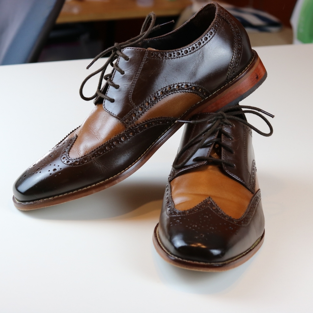 Florsheim Castellano Wingtip Oxford Brown & Cognac